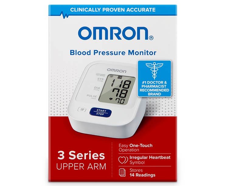 Omron 3 Series Upper Arm Digital Blood Pressure Monitor