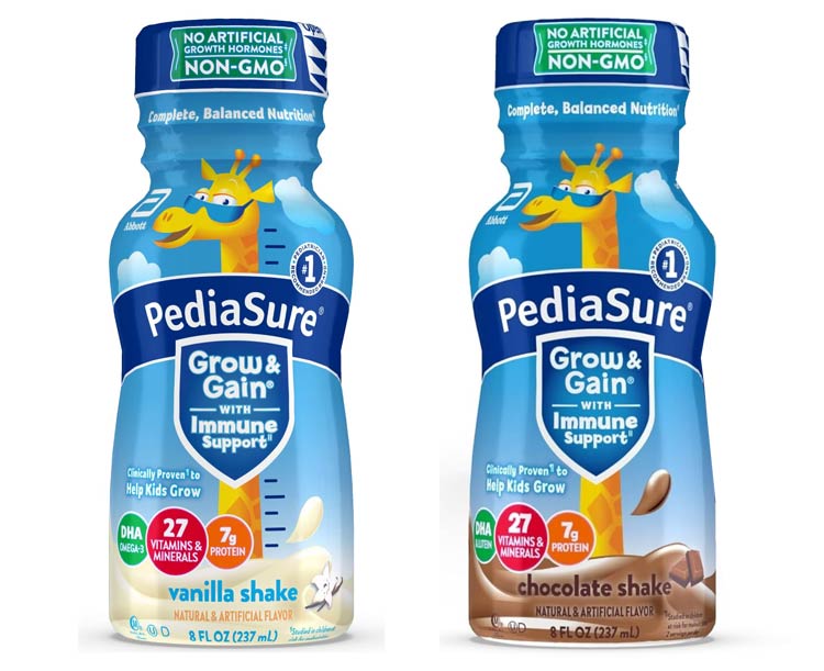 ABBOTT NUTRITION Pediasure Grow & Gain Therapeutic Nutrition Shake Bottles