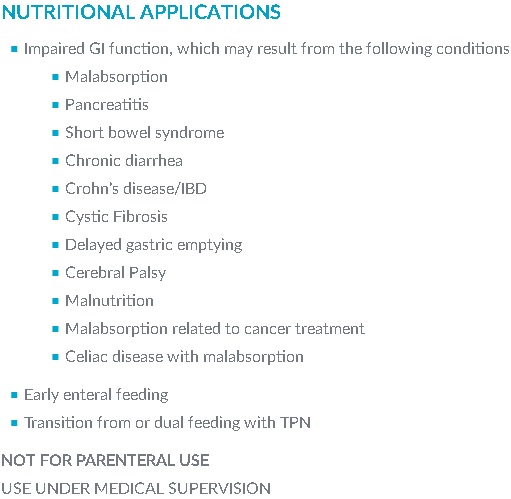 Nutritional Applications for Peptamen