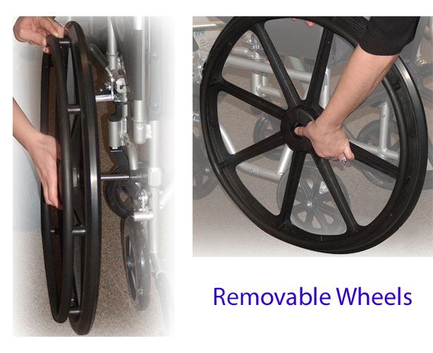 Poly-Fly Lightweight Wheelchair & Flyweight Transport Chair