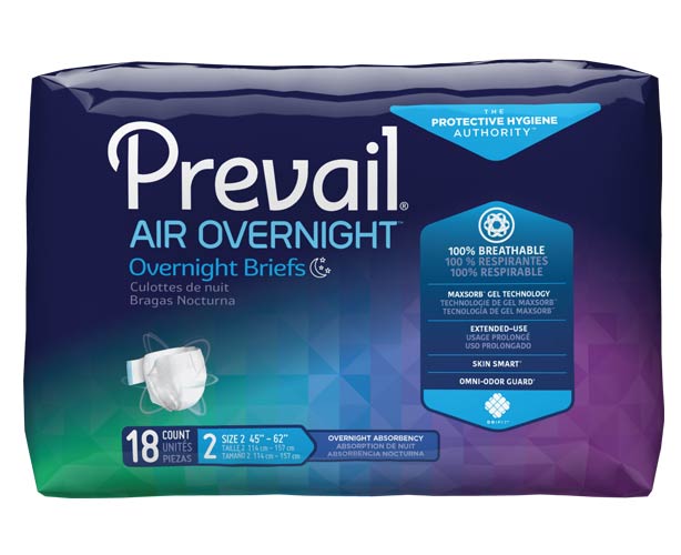Prevail Air Overnight Adult Diaper Briefs