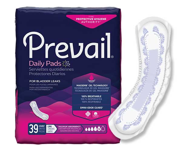 Prevail Incontinence Products Prevail Bladder Control Pads