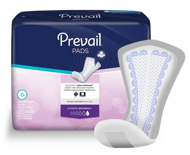 Prevail Incontinence Products Prevail Overnight Bladder Control Pads