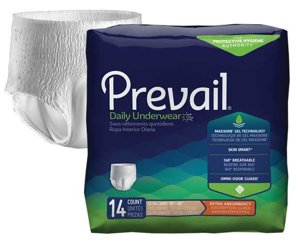 Prevail Incontinence Products Prevail Extra Protective Underwear