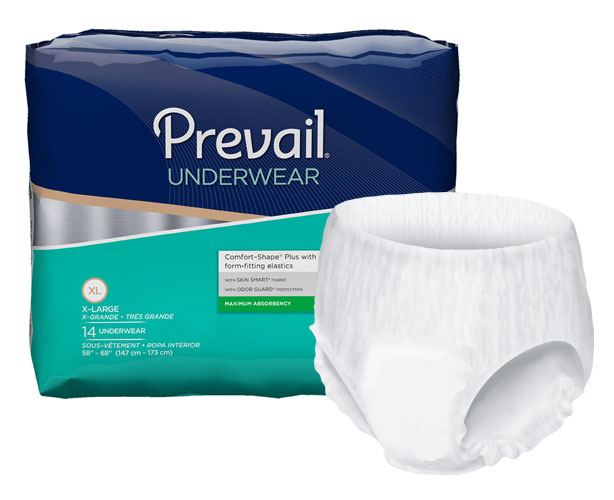 Prevail Incontinence Products Prevail Super Plus Absorbent Protective Underwear