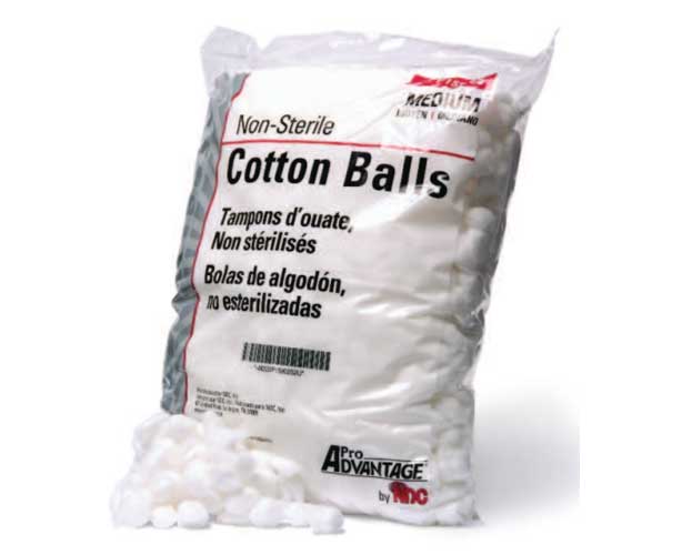 Pro Advantage Cotton Balls, Medium, Non-Sterile
