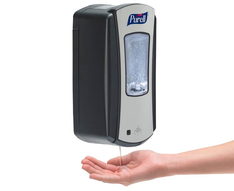 Purell LTX-12 Touch-Free Dispenser, Chrome