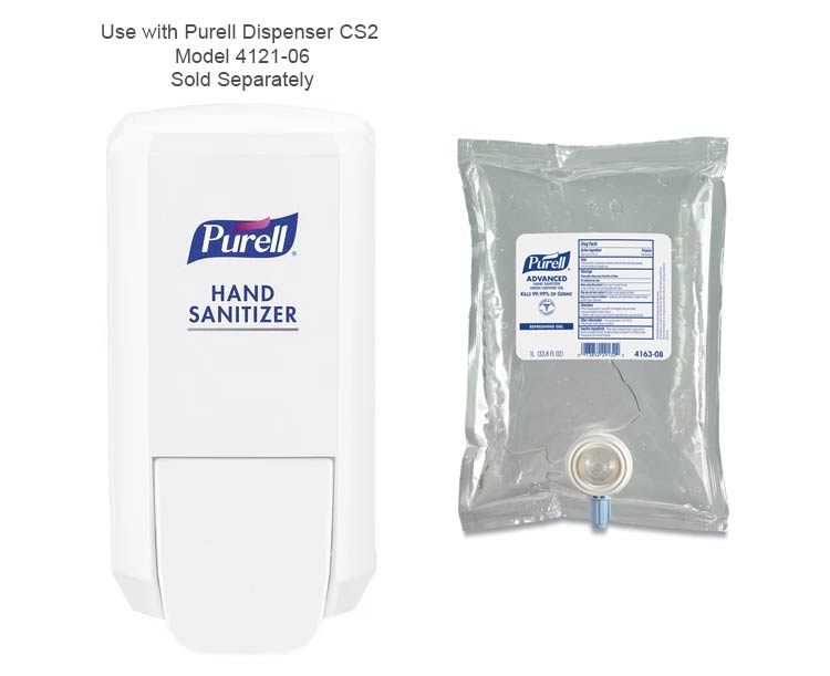 Purell Certified Green 1000 mL Hand Sanitizer Gel Refills