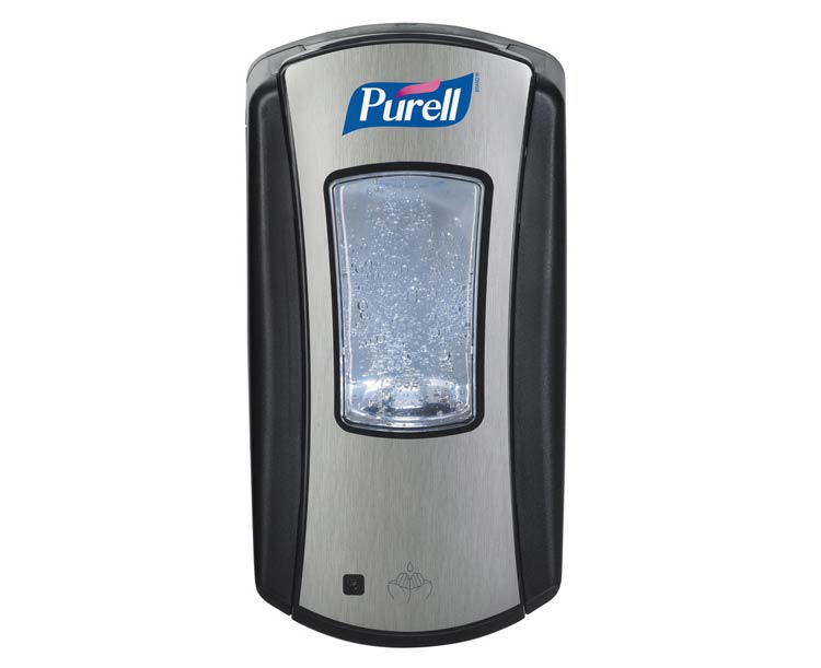 Gojo Purell LTX-12 Touch-Free Dispenser, Chrome