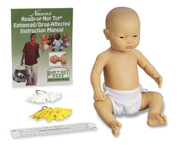 Nasco Education Models Ready-Or-Not Tot Baby Manikin - Enhanced