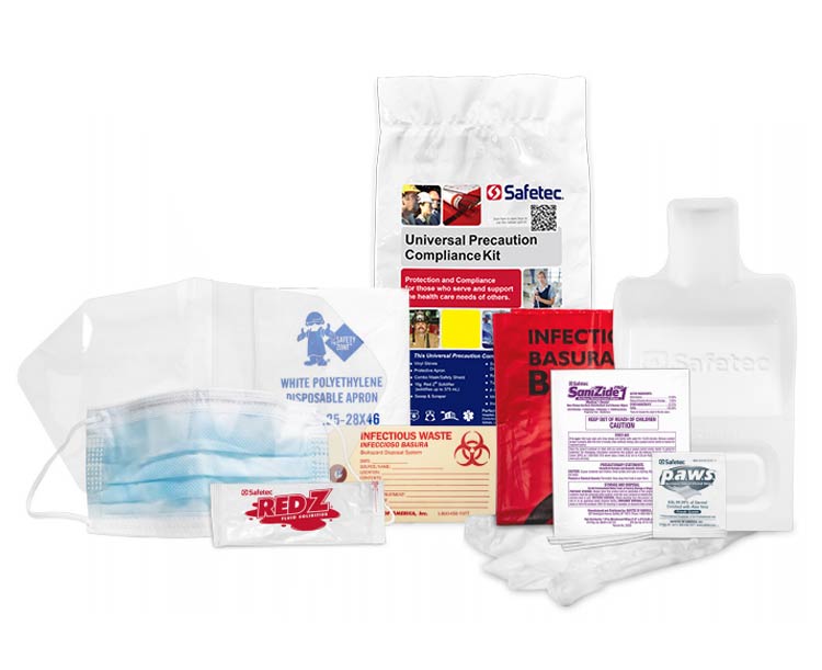 Safetec Universal Precaution Compliance Pathogens Cleanup Kit