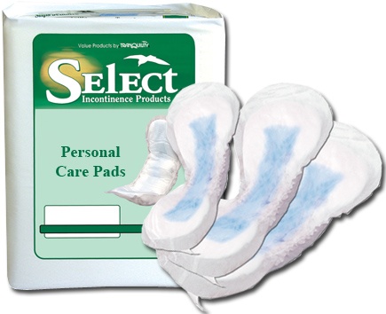 Tranquility Select Contoured Personal Care Pads