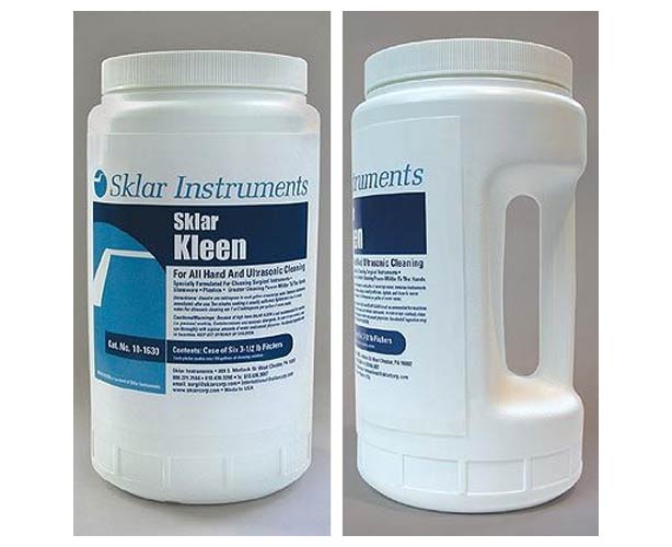 Sklar Kleen Powder- Manual & Ultrasonic Cleaning
