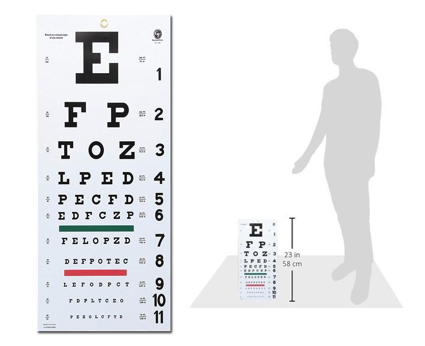 Snellen Eye Chart, Public Safety Training Facility