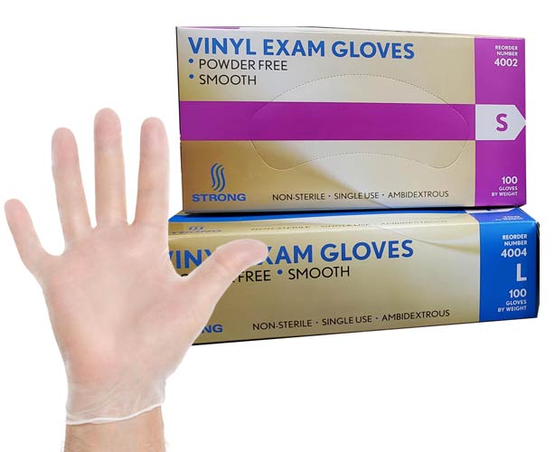 Strong Vinyl Gloves, 4000 Series