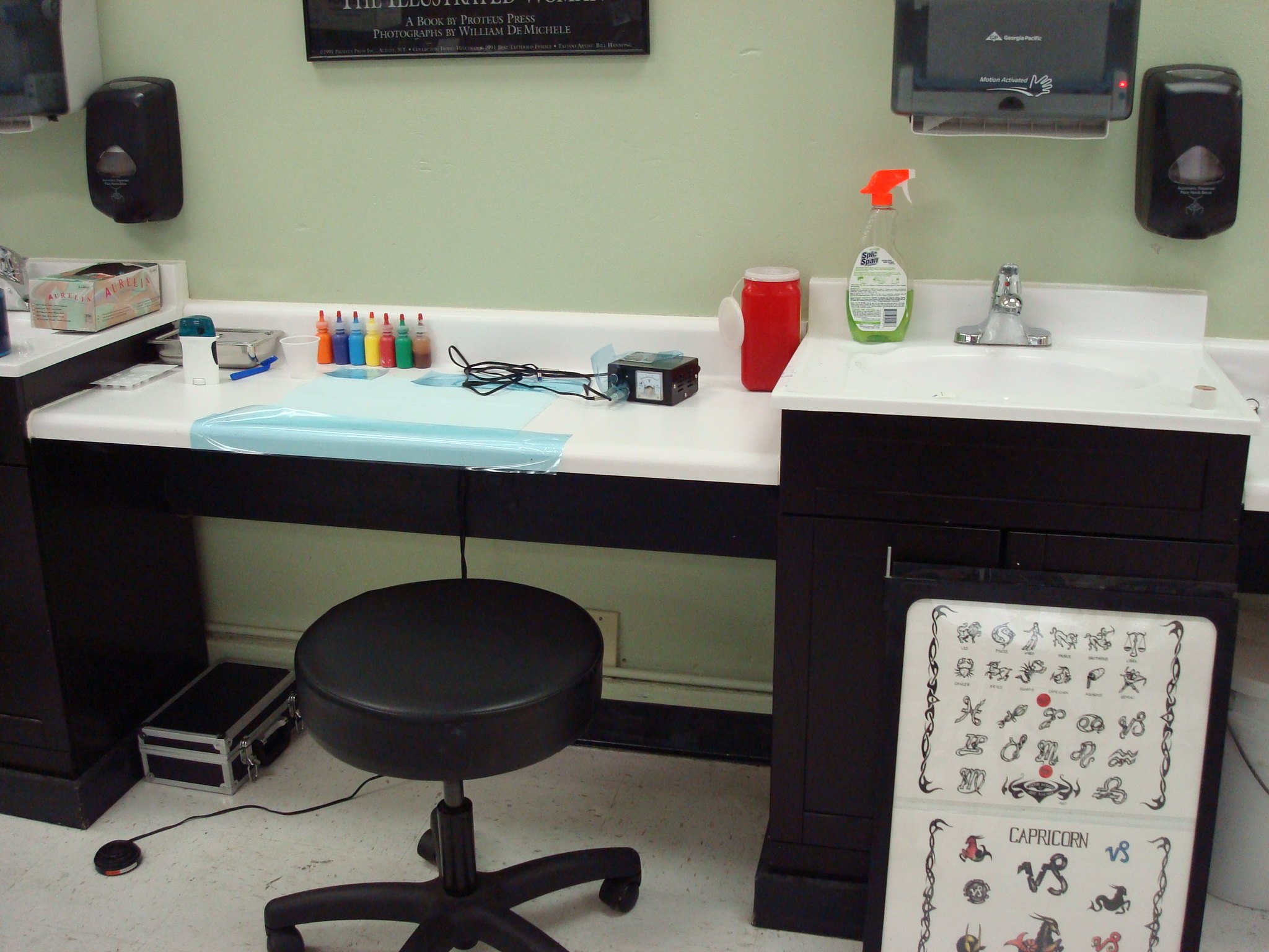 Tattoo Shop Work Station