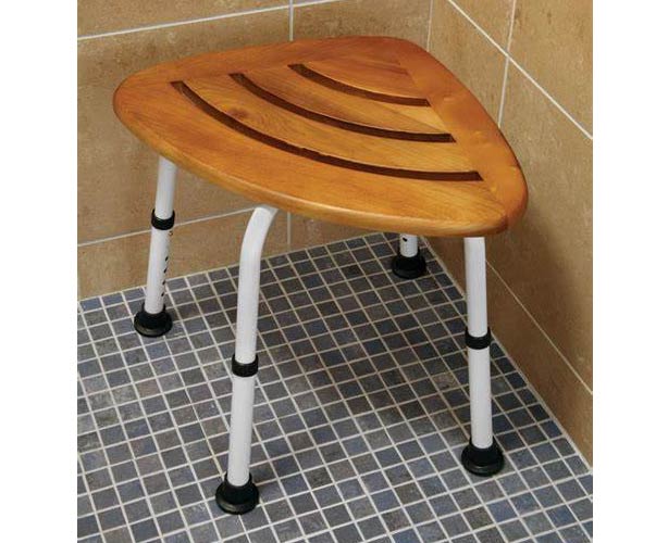Adjustable Teak Bath Bench
