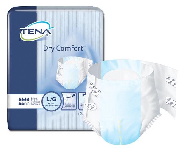TENA Incontinence Aids TENA Dry Comfort Adult Briefs