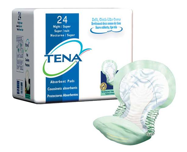 TENA Incontinence Aids TENA Absorbent Pads for 2 Piece System