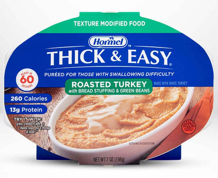 Thick & Easy Thick & Easy Pureed Turkey, Stuffing, Green Beans