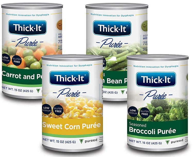 Thick-It Thickened Foods Thick-It Purees, Assorted Vegetable Variety Case