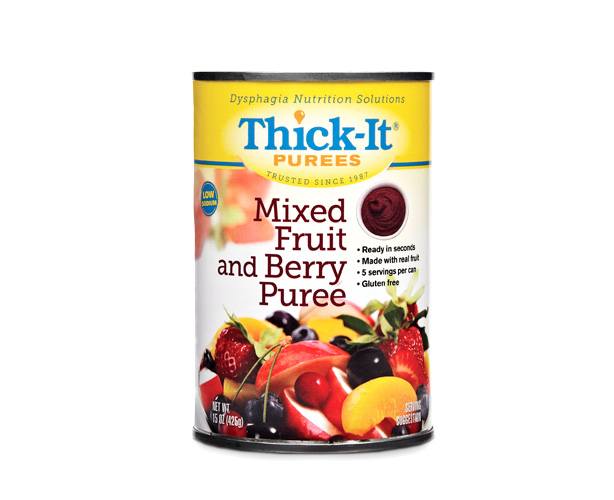 Thick-It Thickened Foods Thick-It Purees, Mixed Fruit and Berry, Case