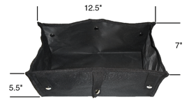 Tote Bag for Underneath Rollator Seat