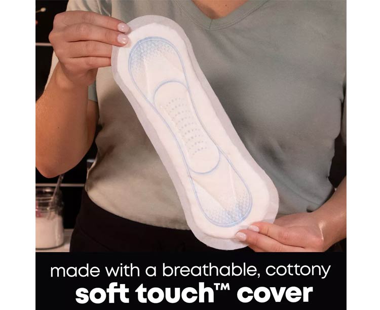 U by Kotex Clean & Secure Overnight Maxi Pads