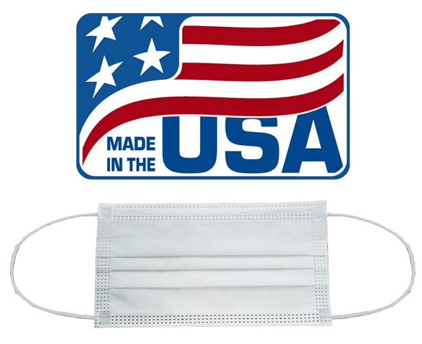 Griffin Care Surgical Face Mask with Earloops - Made in USA