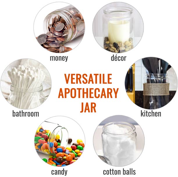 Apothecary Jars are versatile