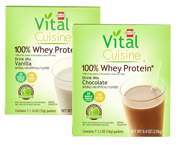 Hormel Cancer Nutrition Vital Cuisine 100% Whey Protein Shake Mix