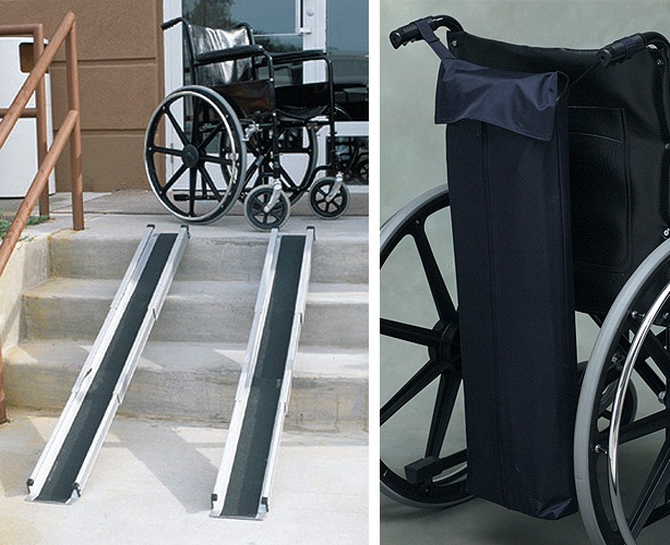Telescoping Adjustable Wheelchair Ramp | Mabis DMI