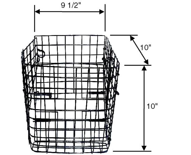 Wire Basket for 3-Wheeled Rollators