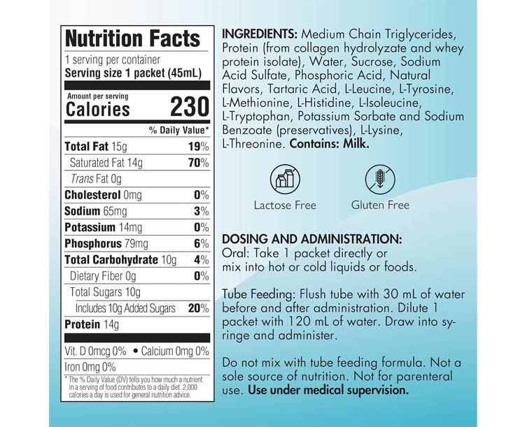 ProSource XtraCal Calorie & Protein Food Enhancer w/MCT Oil