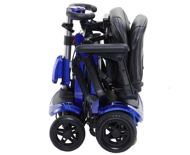 ZooMe Flex Ultra Compact Folding Travel 4 Wheel Scooter