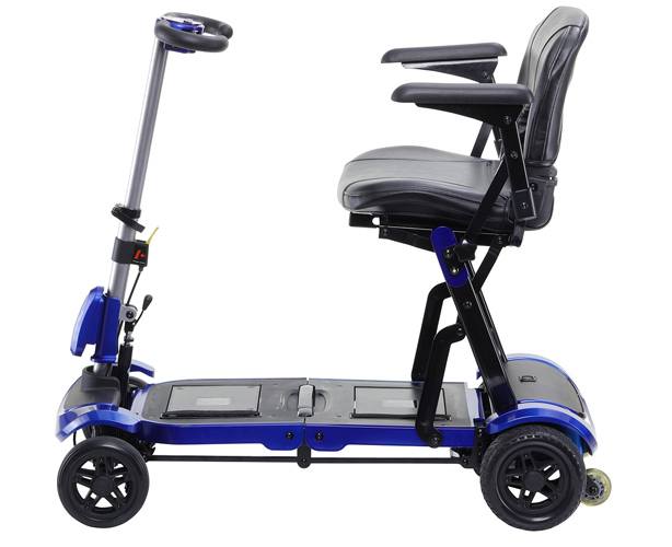 ZooMe Flex Ultra Compact Folding Travel 4 Wheel Scooter